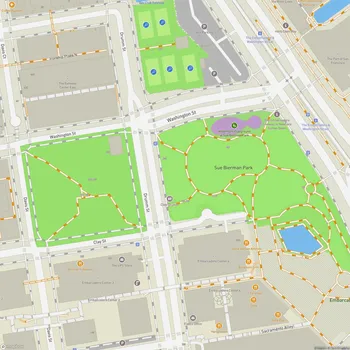 Map of Sue Bierman Park