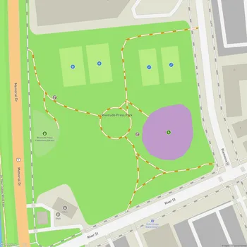 Map of Riverside Press Park