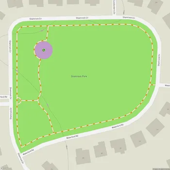 Map of Shamrock Park