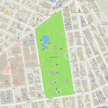 Map of Wright Park