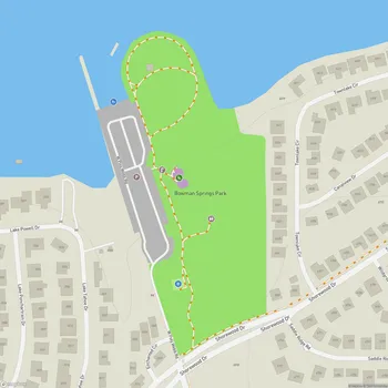 Map of Bowman Springs Park