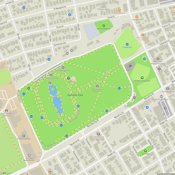 Map of Hampton Park