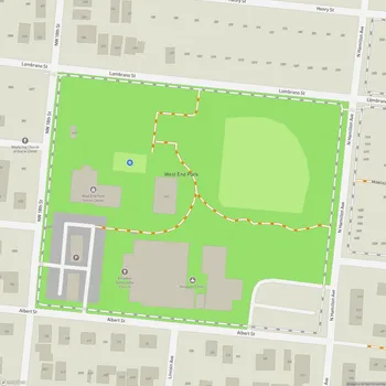 Map of West End Park
