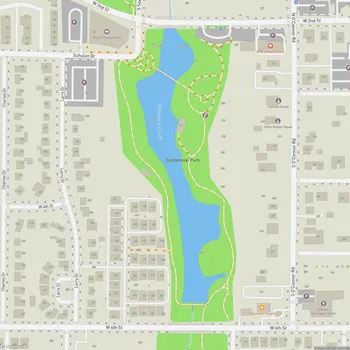 Map of Centennial Park