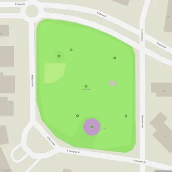 Map of Tahoe Park