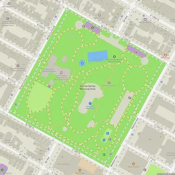 Map of Marcus Garvey Park