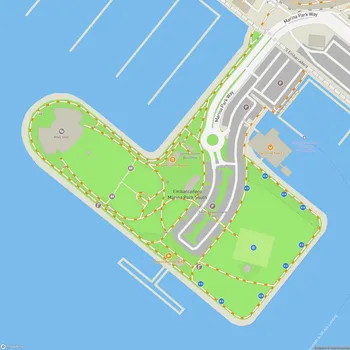 Map of Embarcadero Marina Park South