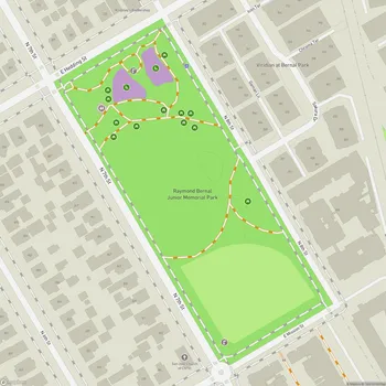 Map of Raymond Bernal Jr. Memorial Park