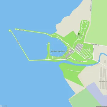 Map of Utah Lake State Park