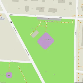 Map of Harmon Park