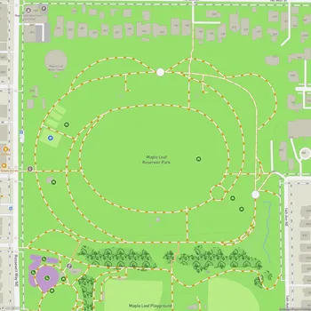 Map of Maple Leaf Reservoir Park