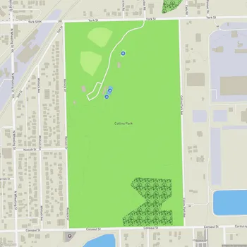 Map of Collins Park