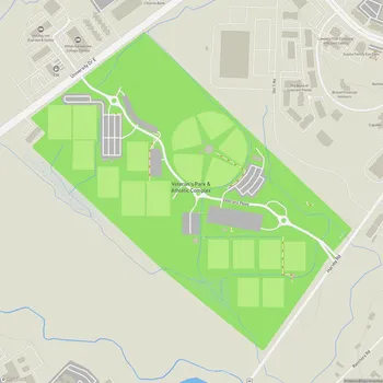 Map of Veterans Park and Athletic Complex