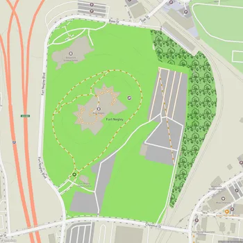 Map of Fort Negley Park