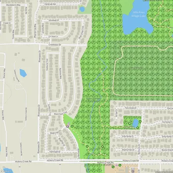Map of Cross Timbers Park
