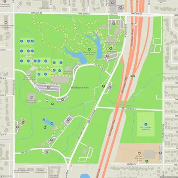Map of Will Rogers Park