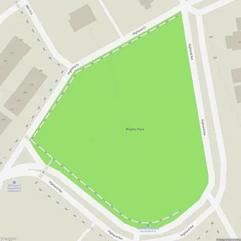 Map of Rhodes Park