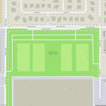 Map of South Fontana Sports Park