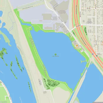 Map of Cedar Lake Park