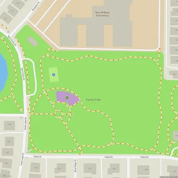 Map of Falcons Field Park