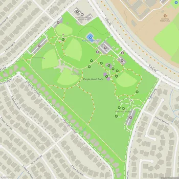 Map of Purple Heart Park