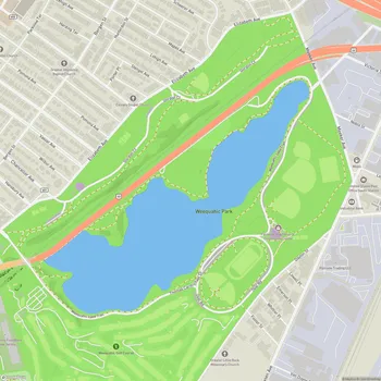 Map of Weequahic Park