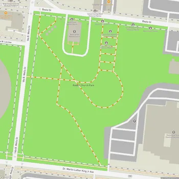 Map of Robert R. Church Park