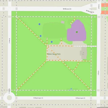 Map of Walker Square Park