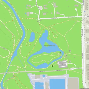 Map of Evelyn Hallman Park