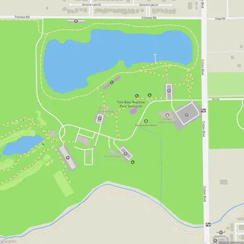 Map of Tom Bass Regional Park Section III