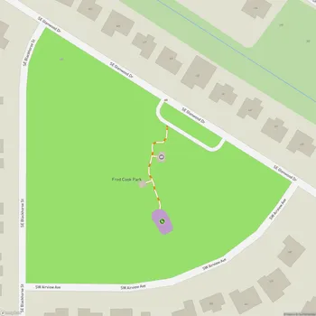 Map of Fred Cook Park