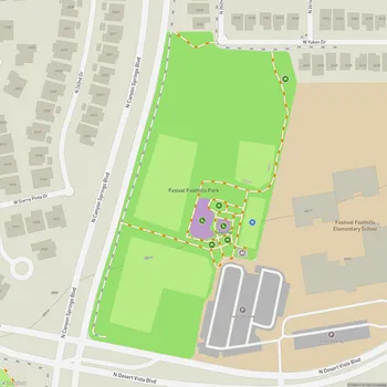 Map of Festival Foothills Park