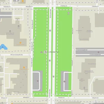 Map of Dr. A.J. Chandler Park