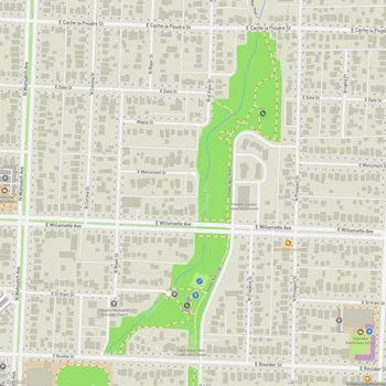 Map of Mid Shooks Run Park