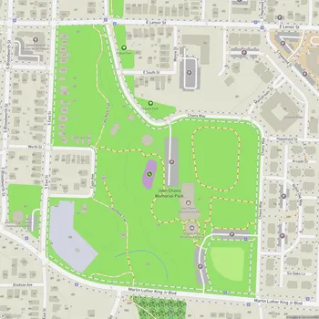 Map of John Chavis Memorial Park