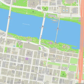 Map of Julius Breckling Riverfront Park