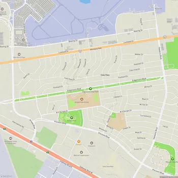 Map of Edgemere Linear Park