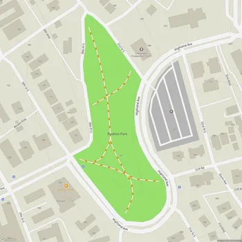 Map of Rushton Park