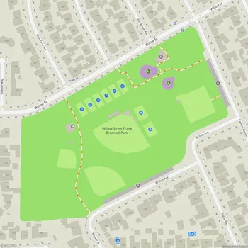 Map of Willow Street Frank Bramhall Park