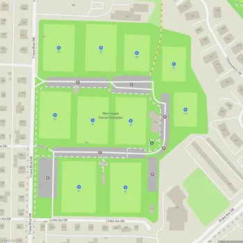 Map of Merrimack Soccer Complex
