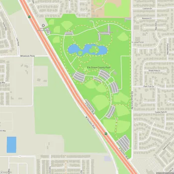 Map of Elk Grove Regional Park