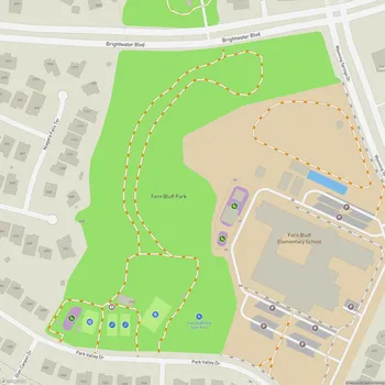 Map of Fern Bluff Park