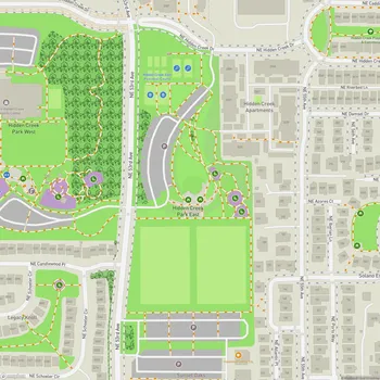 Map of Hidden Creek Park East