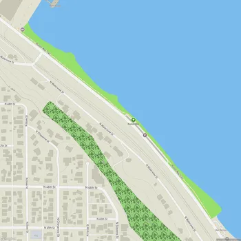 Map of Ruston Way Park