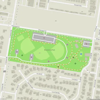 Map of Bicentennial Park