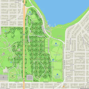 Map of Woodland Park