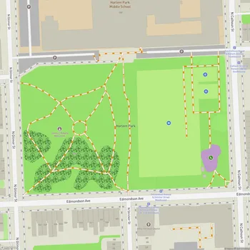 Map of Harlem Park