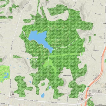 Map of Radnor Lake State Natural Area