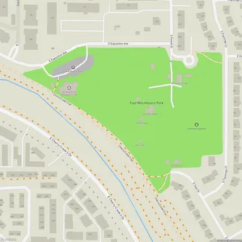 Map of Four Mile Historic Park