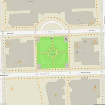 Map of Fountain Park